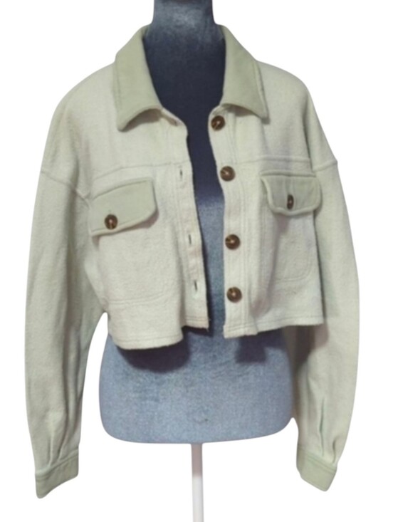 PacSun Jackets & Blazers - PacSun Charlie Cropped Shacket Jacket Size Small